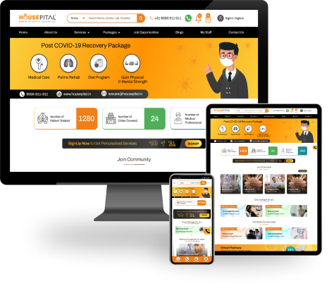 hosepital web Development